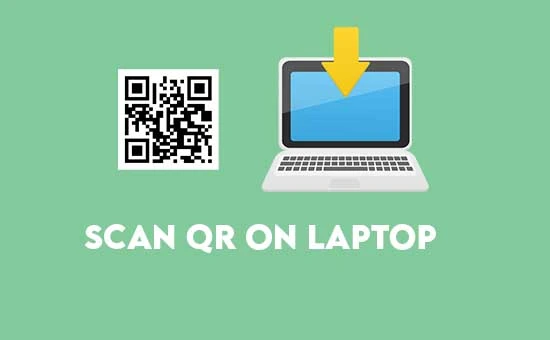 scan qr code on a laptop
